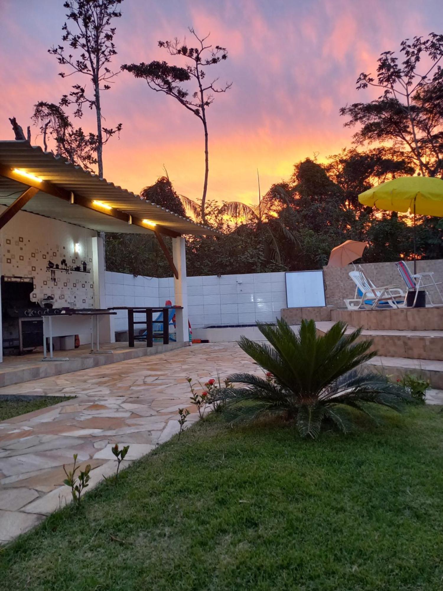 Chacara Sitio Casa Peruibe Praia Esterno foto